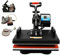 UKPRESS Heat Press Machine 5 in 1 Sublimation Printing 38x30cm 360 Degree Swivel Dual Digital Control for T Shirts, Mug, Hat, Plate, Cap, Mouse Pads