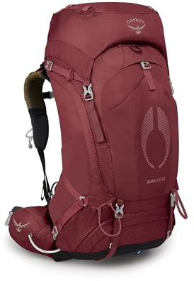 Osprey Damen Aura 50 Rucksack, Berry Sorbet Red, X Small