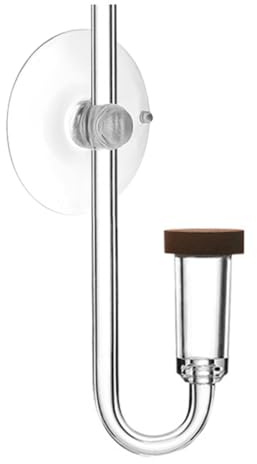 Difusor atomizador de CO2, difusor acrílico nano reactor de CO2 con ventosa para acuario plantado pecera