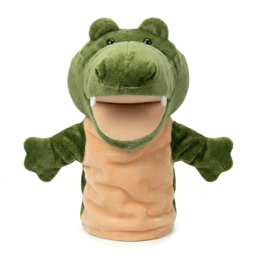 LOMTRATS Marionnettes à Main Mobiles à Bouche Ouverte pour Enfants, Loup, Lion, etc., parfaites pour raconter des Histoires, l'enseignement, l'école Maternelle, Les Cadeaux d'anniversaire