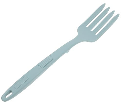 MAGICLULU Silicone Cooking Fork Pasta Server Fork Heat Resistant Kitchen Utensil for Salad Mixing and Cooking Food