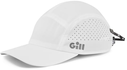 Gill Verso Sailing Cap - Lightweight, Wicking & UPF 50+ Sun Protection (White)