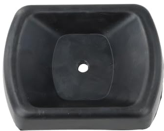 Getdoublerich 2 cunei in gomma resistente per ruote da 15,2 cm, blocchi di bloccaggio per rimorchi con fori di drenaggio per camper, barca