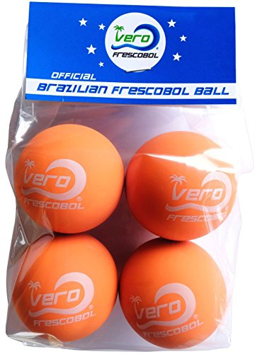 Frescobol Balles, Brésilien Papaya Orange Boule 4-Pack