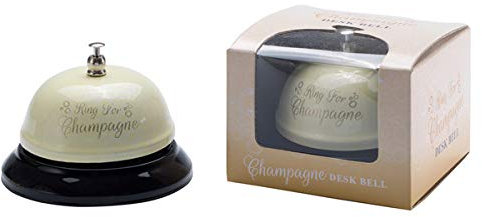 dgp Ring für Champagner Tischglocke, Metall, Modern, Stylish, Novel, Gold, Valentinstag, Geburtstag