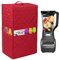 Kitchen Blender Dust Cover,Blender Covers Compatible with Ninja Foodi Blender,Blender Covers for Kitchen Appliance Covers,Blender Cover with Accessory Pocket. (Red)