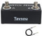 Tavsou Dual-Fußschalter für Gitarren-Effektpedal mit TRS-Hilfskabel, lang (Entriegelung des Doppelschalters)
