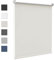 Verdunklungsrollo ohne Bohren Verdunkelungsrollo Klemmfix Rollos für Fenster ohne Bohren 120x115cm(LxB) Creme Thermorollo Fenster Rollo 100% Verdunkelung Sichtschutz und Sonnenchutz