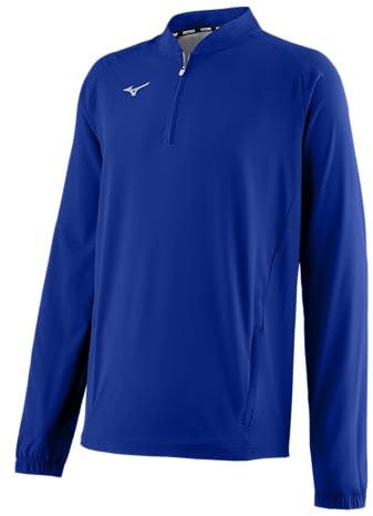 Mizuno Gametime Long Sleeve Hitting Jacket | Royal | US Mens Large (L)
