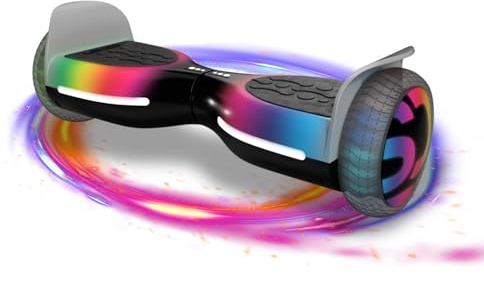 Lexgo PHANTOM Overboard pour enfants - Hoverboard électrique avec cadre en acier, roues de 6,5'' et 2 moteurs sans balais de 250W - Hoverboard pour enfants avec vitesse jusqu'à 12km/h et 10km d'autono