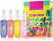 Lot de 4 brumes de parfum, spray pour le corps de 30 ml, spray pour le corps, longue durée pour femme, brume parfumée pour cheveux et corps, ensemble de vaporisateurs corporels Sun Collection