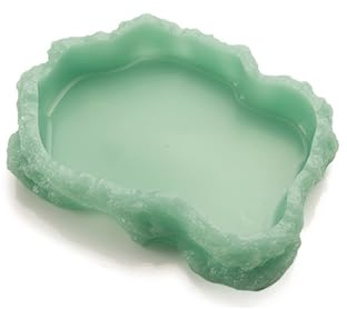 Tsophreniq Bassin de nourriture en forme de roche pour lézards - Cage fixe pour eau potable - Fournitures pour reptiles et reptiles - Petit modèle