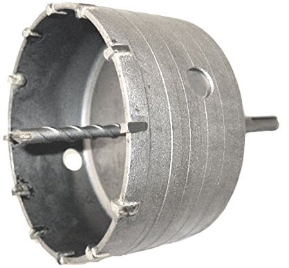 Voche® 125mm Diameter SDS + Tungsten Carbide Tipped (TCT) Core Drill â€“ Masonry Concrete Stone Builders Brick Blocks