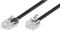 CABLEPELADO Telefonkabel RJ11 auf RJ45 | Datenkabel für Ethernet Netzwerk | Modulares 8P4C Kabel | passend für ISDN DSL VDSL Internet Router Modem | Schwarz | 6 Meter