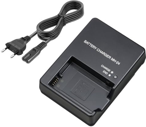KWTOUL MH-24 - Caricabatterie per batteria EN-EL14 EN-EL14A, compatibile con Nikon D3100, D3200, D3300, D3400, D3500, D5100, D5200, D5300, D5500, D5600, P7000, P71000 P770. 0 fotocamere reflex P7800