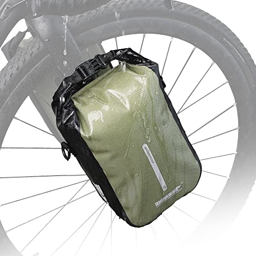 Rhinowalk Fahrrad Gepäckträgertasche Wasserdicht 4/6L Vorne Fahrradtasche für Gepäckträger mit Schultergurt