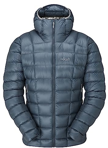 Rab Men’s Mythic G Down Jacket Lightweight Insulated Coat for Hiking, Skiing, & Mountaineering - Orion Blue - X-Large