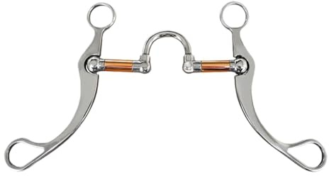 ICDKOYK Experimente un Control sin Esfuerzo con el bocado en Forma de H para Caballos Que Ofrece una comunicación Clara y Comodidad. Bocado Deportivo Ecuestre en Forma de H para Caballos. masticable.