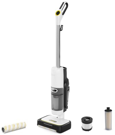 KÄRCHER aspirapolvere a vapore SCV 4 Steam Vac, 3 in 1 (pulizia a vapore, aspirazione & combinato), elimina il 99,999% dei virus* & batteri**, tempo di riscaldamento: 30 s, funzione di autopulizia