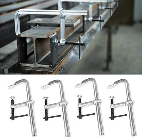 TOOSOAR 4 piezas Sargentos para Madera,Ancho de Sujeción 300mm,para Carpintería, Soldadura, Bricolaje, Artesanía