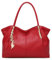 Pahajim Damen Handtasche PU Leder Shopper Schultertasche Elegant Umhängetasche Groß Wasserdicht für Arbeit, Reisen, Einkauf (Rot)
