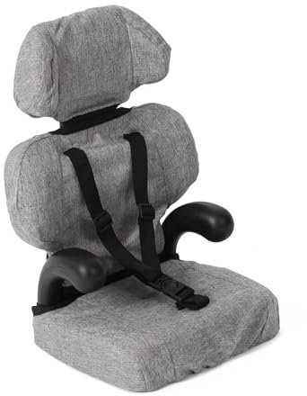 Bayer Chic 2000 - Puppen-Autositz für Baby-Puppen, Puppenzubehör, Autositz für Puppen, grau