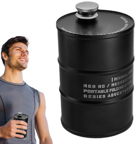 Frasco para Whisky - Garrafa Cerveza Exterior - Frasco Portátil Antifugas 750ml De Acero Inoxidable Para Interior Excursionismo Picnic Camping Viajes