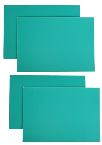 ULTECHNOVO 4Pcs A4 Green Linoleum Print Blocks for Printmaking, Block Printing Carving Kit with Engraving Sheets, Suitable for Beginner Stamp Carving and Art Projects