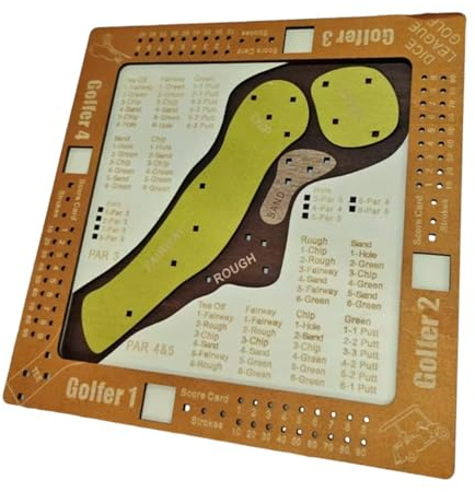 kowaku Gioco Da Tavolo Da Golf, Puzzle Interattivo in Legno, Regalo per Bambini Da Viaggio E Campeggio