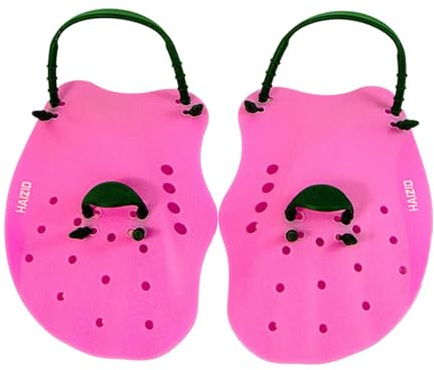 Remo de natación para manos - Guantes de natación ajustables con tejido de silicona - Ayudas de natación para niños para piscinas, equipo de natación portátil para adultos para jardín, parque acuático
