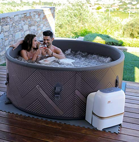 XXL Luxus Premium SPA Whirlpool aufblasbar Outdoor Indoor MSPA Pool Heizung 6 Pers. - Modell 2025 mit App Steuerung