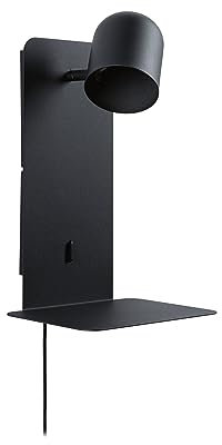 Paulmann 71099 Wandleuchte Malena USB C GU10 230V max. 5W Schwarz matt Wandleselampe