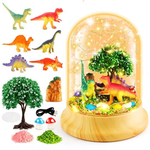 Dinosaur Gifts for Kids Age 3-9 Art Craft Kit, DIY Handmad Dinosaur Toy for 3-10 Years Old Boys, Best Birthday Presents Age 3+, Xmas Stocking Fillers Kids