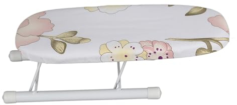 Mini Planche à Repasser Pliable Peu Encombrante pour Manches, Poignets, Colliers, Planche à Repasser de Table Portable avec Support en Fer, Petite Planche à Repasser Portable
