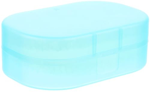 PRETYZOOM Jabonera BañO Transparente con Esponja Absorbente Y Tapa Contenedor De JabóN De Barra para Almacenamiento En BañO Y Viaje Soporte para JabóN Facial Y Artesanal