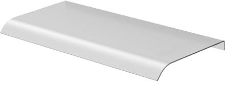 Rovss Auvent de Porte et Fenêtres de Protection UV, 400-1200mm Marquise de Porte et Fenêtres en Polycarbonate, Toit de Porte Résistante aux Intempéries pour d'entrée Porche Extérieure(400x400mm)