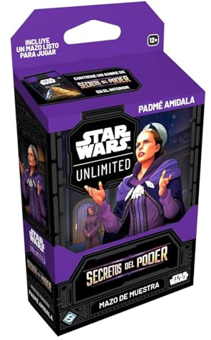 Asmodee FFG Star Wars Unlimited Juego De Cartas Coleccionables Secretos del Poder - Mazo de Muestra Padmé Amidala - Cartas exclusivas - A Partir de 12 años, 2+ Jugadores - Versión española