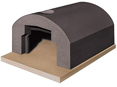 Lineavz Horno de leña refractario prefabricado exterior Familia 2 pizzas 20 cm Vesubio