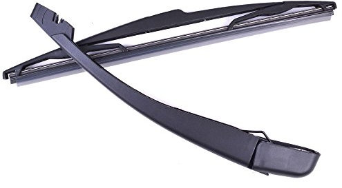 REFURBISHHOUSE Cepillos + Brazo de Cuchilla de limpiaparabrisas Negro para Bisel Trasero del Coche Peugeot 307 SW/Estate