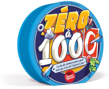 Scorpion Masqué - Zero to 1000 - French Version - Knowledge Game - Ages 12+ - 2 to 12 Players