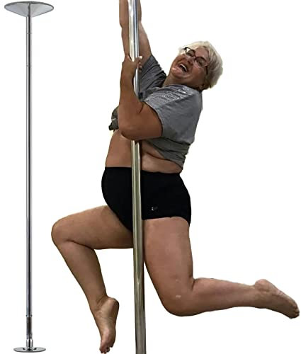 Barra Pole Dance Barra de baile en barra para el hogar, barra de baile giratoria de tamaño grande, barra de stripper para mujeres de servicio pesado, kit de barra de baile portátil para club, cargas
