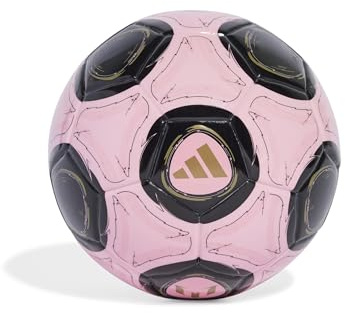 adidas Unisex - Adulto MESS MINI BALL, light pink/black/dark football gold, 1