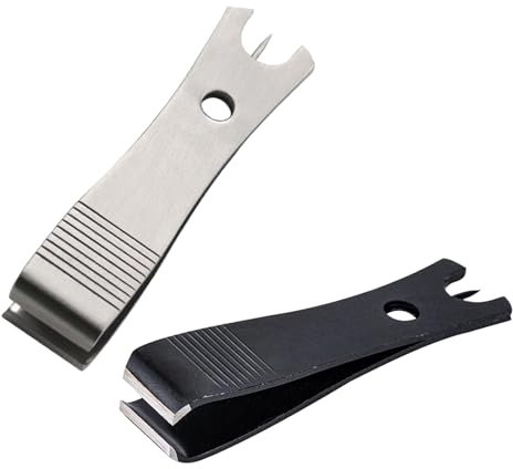 Kexpsogy 2 pinzas de corte de línea de pesca, tijeras multiusos, señuelos, removedor de línea de gancho, herramienta de corte de línea de pesca de acero inoxidable