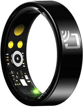 NFC Ring Smart Ring Android iOS Fitness Ring Smartring für Herren Damen Herzfrequenzmesser Schlaftracker SpO2 Messer Kalorie Distanz-Tracking Schrittzähler