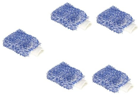 Mobestech 5St Autowaschhandschuhe zusammenklappbarer Mülleimer Ticket-Sonnenblende Krippenschutz Draht Netz autoschwamm kfz Reinigung Handschuhe zum Autowaschen Autowäsche superfeine Faser