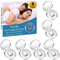 Anti Ronflement Dilatateur Nasal, 6 PCS Silicone Magnétique Clip Nasal Pince Ronflement Réutilisable Prévenir l'apnée intermittente,améliorer la qualité du sommeil, empêcher le ronflement