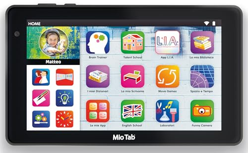 Lisciani Giochi - Hi Tech Educativo L.I.A. Mio Tab 7, 114214