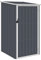 ZEYUAN Garden Shed Anthracite 87x98x159 cm Galvanised Steel,Garden Shed, Metal Shed Tool Storage House with Floor Foundation and Lockable Double Doors
