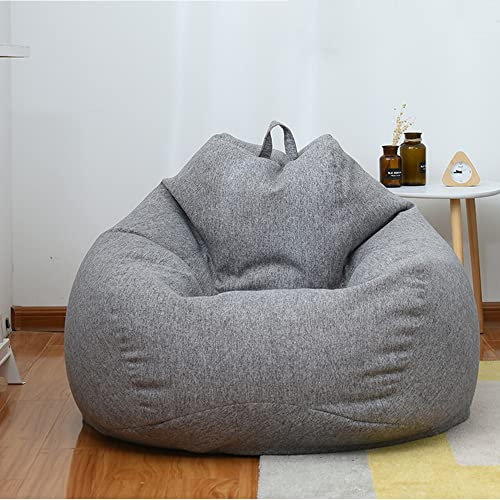 Highdi Sitzsack für Erwachsene, nur Bezug (Keine Füllung), Comfort XL Sitzsäcke Gaming Giant Bean Bag Chair für Indoor Outdoor Living Room Decor (90 x 110 cm)