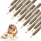 LUPATDY 12 Stück Kugelschreiber Holz Set Ast-Kugelschreiber - Holzstifte Hb für Hochzeit, Schreibwaren, Geschenk, Holzfällerlook Partygeschenk